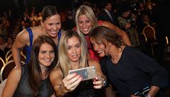 Lucie afáová, Lucie Hradecká, Klára Koukalová, Andrea Hlaváková a Barbora...