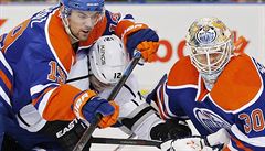 Ze zápasu �Král�� z Los Angeles proti �Olejá��m� z Edmontonu.