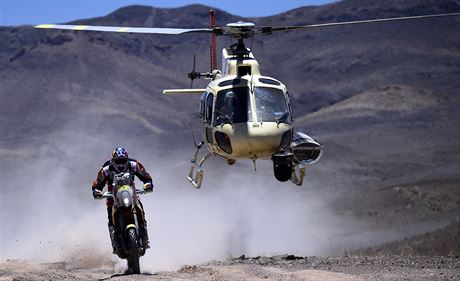 Rallye Dakar - tvrtá etapa: panl Marc Coma na KTM.