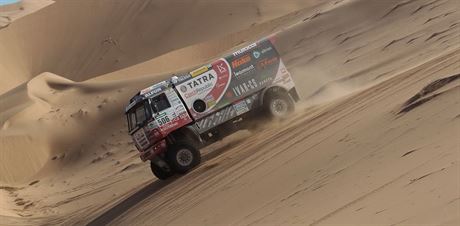 Rallye Dakar - 4. etapa: Martin Kolom na tate.