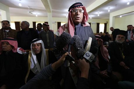 Safi Yousef, otec zajatého jordánského pilota.