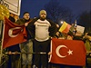 Nmetí Turci protestují proti hnutí Pegida.