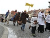 Tíkrálový prvod proel Námtí nad Oslavou v sobotu 3. ledna
