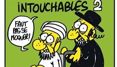 Titulní stránka týdeníku Charlie Hebdo ze zá�í 2012. �Nesmíte se vysmívat!�...