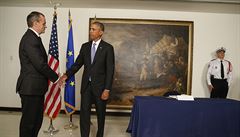 Obama se poklonil obtem paskho toku. A ije Francie, napsal