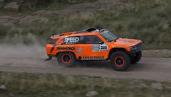 Rallye Dakar - druhá etapa: Robby Gordon se spolujezdcem Johnny Campbellem na...