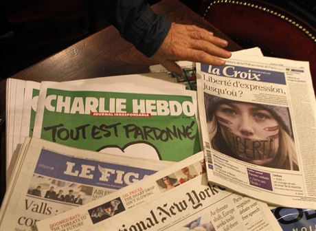 Nejdanjm mdiem ve Francii se dnes stal tdenk Charlie Hebdo
