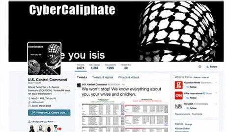 Údajní stoupenci terorist z Islámského státu napadli twitterový úet...