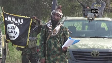 Vůdce Boko Haram Abúbakar Šekau.