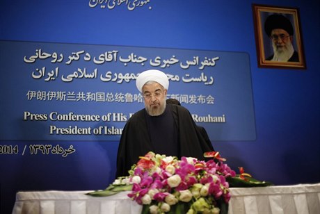 Íránský prezident Hasan Rouhání.