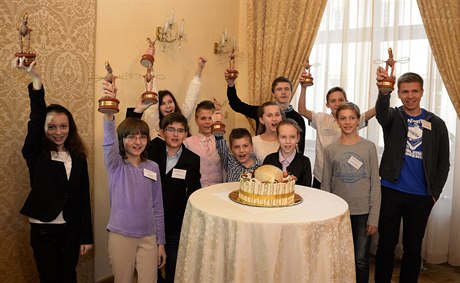 Vítězové soutěže pro talentované a nadané děti Zlatý oříšek 2014