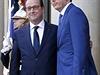 Francois Hollande a italský premiér Matteo Renzi.
