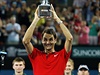 Federer si v Brisbane připsal 1 000. výhru kariéry.