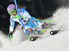 Šárka Strachová při slalomu.