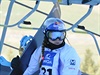 Snowboardcrossařka Eva Samková při tréninku na mistrovství světa v rakouském...