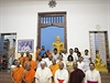 Pi své pedchozí návtv Srí Lanky navtívil i budhistický chrám.