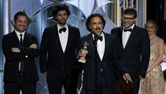 Reisér a scenárista Alejandro Gonzalez Inarritu pebírá cenu za nejlepí...