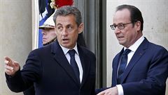 Francois Hollande a Nicolas Sarkozy.