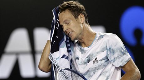 Tomá Berdych na Australian Open.