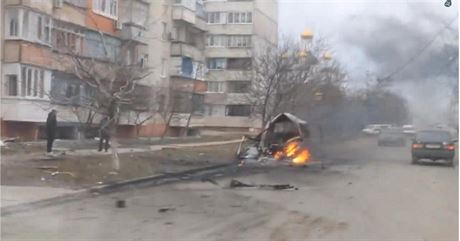 Mariupol po bombardovn.