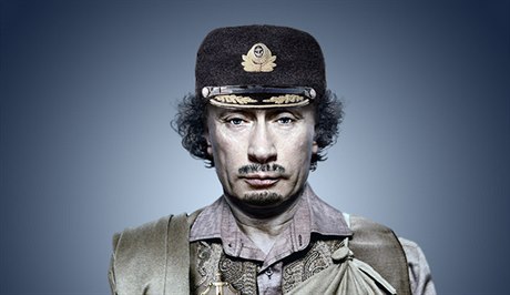 Putin jako Kaddáfí.