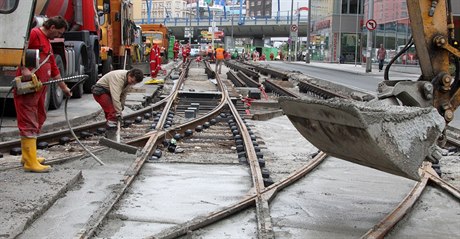 Oprava tramvajové trat