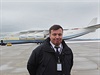 Nejvtí letoun svta Antonov An-225 Mrija dnes pistál na Letiti Leoe...