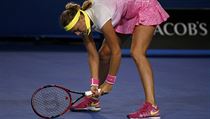 Petra Kvitová se loučí s Australian Open nečekaně brzy.