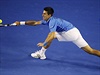 Novak Djokovi ve finále Australian Open