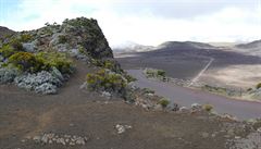 Scenérie na africkém ostrov Réunion.