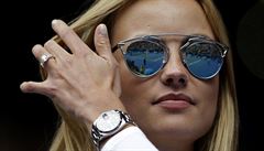 ESTER SÁTOROVÁ. Berdych bhem turnaje poádal svoji dlouholetou pítelkyni o...