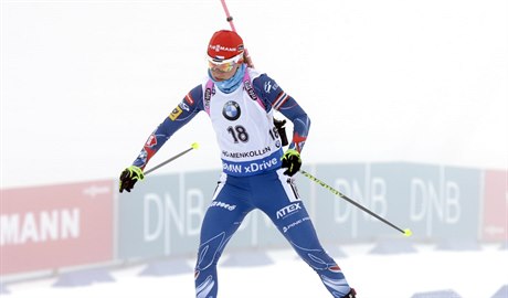 Veronika Vítková bhem vytrvalostního závodu v Oslu.