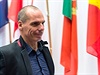 ecký ministr financí Janis Varufakis na summitu v Bruselu