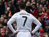 Takhle ne. Zklamaný Cristiano Ronaldo po poráce na hiti Atlética Madrid.
