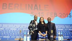 Herci Colman Domingo, David Oyelowo (vpravo), a re�isérka Ava DuVernay na...