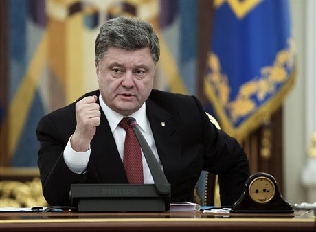 Ukrajinský prezident Petro Poroenko.