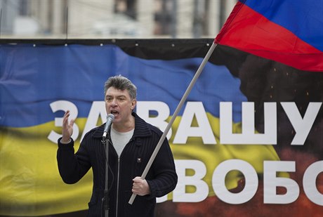Boris Nmcov na snímku z bezna 2014.