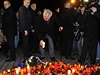 Prezident Milo Zeman se v pátek veer krátce zastavil v Uherském Brod.
