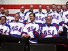 Parta amerických hokejist se 35 let po senzaním úspchu znovu sela v Lake...