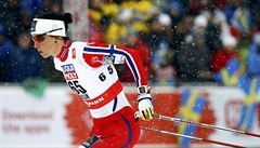 Norská favoritka Marit Bjöergenová.