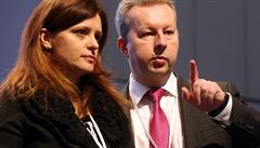 Jaroslava Jermanová a ministr ivotního prostedí Richard Brabec.