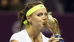 Nikdo ji nezastavil. afov v Dauh slav est titul WTA v karie