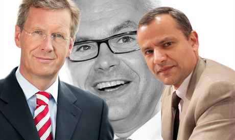 Bývalý německý prezident Christian Wulff (CDU, vlevo) a Sebastian Edathy (SPD)....
