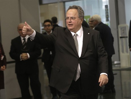 ecký ministr zahranií Nikolaos Kotzias