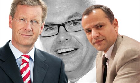 Bývalý německý prezident Christian Wulff (CDU, vlevo) a Sebastian Edathy (SPD)....