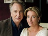 Alan Rickman a Emma Thompson v televizním filmu The Song of Lunch (2013).