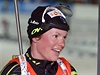 Francouzská biatlonistka Marie Dorinová Habertová.