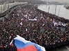 Nedlní pochod v Moskv.