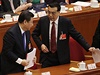 nsk prezident Si in-pching (vlevo) a premir Li Kche-chiang.