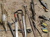 Zbran zkonfiskované radikálm z Boko Haram.